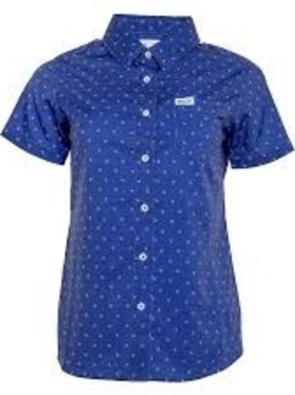 DIXXON Avery Blue/Grey Party Shirt Women's Small